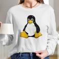 Tux Penguin Linux Official Mascot Logo Icon T-Shirt Long Sleeve T-Shirt Gifts for Her