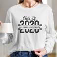 University School Graduation Columbia University Graduate Class Of 2020 Long Sleeve T-Shirt Gifts for Her