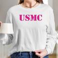 Usmc Emblem Marine Corp Long Sleeve T-Shirt Gifts for Her