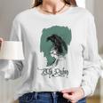 Vintage Edgar Allen Poe Raven Long Sleeve T-Shirt Gifts for Her