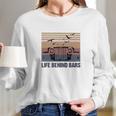 Vintage Jeep Life Behind Bars Shirt Long Sleeve T-Shirt Gifts for Her