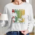 Vintage Retro Summer Vacation Costa Rica Pura Vida Beach Long Sleeve T-Shirt Gifts for Her