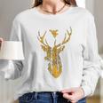 West Virginia Mountaineers Hunting Forest Deer Long Sleeve T-Shirt Gifts for Her