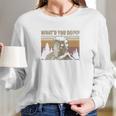 Whatd You Do Chris Farley Vintage Long Sleeve T-Shirt Gifts for Her