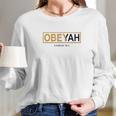 Yahweh Yahshua Yeshua Torah Yahuah Elohim Long Sleeve T-Shirt Gifts for Her