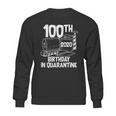 100Th Birthday In Quarantine Toilet Paper Party Sweatshirt