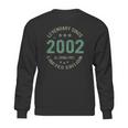 20 Years Old Bday Legendary Since 2002 - Vintage 20Th Birthday Sweatshirt