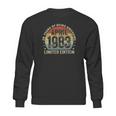 38 Years Old Vintage April 1983 Limited Edition 38Th Birthday Sweatshirt