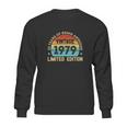 43 Years Of Being Awesome Vintage Limited 43Th Birthday 1979 Sweatshirt