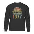 44 Years Old Gifts Vintage December 1977 44Th Birthday Gift Sweatshirt