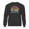 44Th Birthday 44 Years Old Bday Retro Vintage Since 1977 Ver2 Sweatshirt