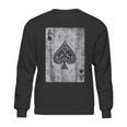 Ace Of Spades Card Gambling Poker Vintage Graphic Sweatshirt