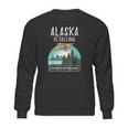 Alaska Mountain Retro Vintage Plane Bush Flying Sweatshirt