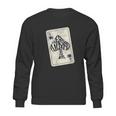 Alice In Wonderland We Are All Mad Here Ace Of Spades Sweatshirt