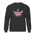 American Marijuana Leaf Sweatshirt