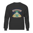 Ancient Astronaut Egyptian Pyramid Alien Conspiracy Theory Sweatshirt