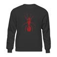 Ant In Red Retro Vintage Drawing Sweatshirt