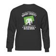 Arizona State Bigfoot Sasquatch Yeti Hunter Gift Sweatshirt