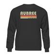 Aubree Gift Name Personalized Retro Vintage 80S 90S Sweatshirt