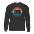 Awesome Since 1990 - 32 Years Old 32Nd Birthday Gift Sweatshirt