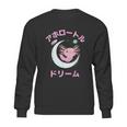 Axolotl Anime Japan Kawaii Pastel Goth Aesthetic Nu Goth Sweatshirt