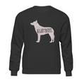 Belgian Malinois Dog Silhouette Sweatshirt