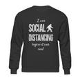 Bigfoot I Was Social Distancing Before It Was Cool Sweatshirt