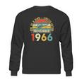 Born In November 1966 55Th Birthday Gift Retro 55 Years Old Sweatshirt