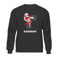 Braaap Dirt Bike Retro 8 Bit Video Game Gamer Sweatshirt