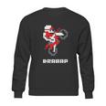 Braaap Dirt Bike Retro 8 Bit Video Game Gamer Graphic Sweatshirt