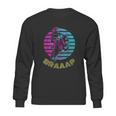 Braaap Vintage Motocross Dirt Bike Sunset Sweatshirt