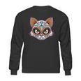 Cat Sugar Skull Funny Day Of The Dead Group Matching Sweatshirt