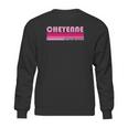 Cheyenne Name Personalized Retro Vintage 80S 90S Birthday Sweatshirt