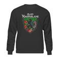 Clan Macfarlane Surname Scottish Tartan Lion Rampant Crest Sweatshirt