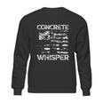 Concrete Whisper Construction Union Worker Labor Day Gift Graphic Design Printed Casual Daily Basic Sweatshirt