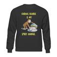 Curious George My Spirit Animal Eating Cake Sweatshirt