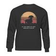 Dachshund Twilight Vintage Pine Tree Sweatshirt