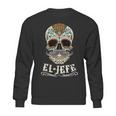 Day Of The Dead Mexico El Jefe Boss Sugar Skull Halloween Sweatshirt