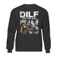 Dilf Damn I Love Felines Cat Lover Sweatshirt