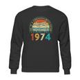 Distressed Vintage Awesome Since November 1974 47 Years Old Sweatshirt