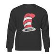 Dr Seuss Cat In The Hat Big Hat Black Sweatshirt