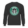 Drink Covfefe Funny Parody Logo Sweatshirt