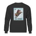 El Toro Mexican Bull Riding Cards Sweatshirt