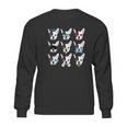 Emoji Boston Terrier Dog Faces Sweatshirt