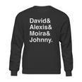 Ew David Alexis Moira Rose Merchandise Black Sweatshirt