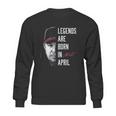 Fanprint Chipper Jones Legends Are Born In April Sweatshirt