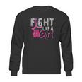 Fight Like A Girl Canker Boxing Glove Sweatshirt