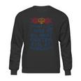 I Was Up Fighting Evil By Moonlight Heathered Sweatshirt