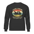 Funny Camel Towing Retro Adult Humor Saying Funny Halloween Gift Sweatshirt