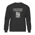 Funny ChemistryShirt - A Hug Without U Is Just Toxic Sweatshirt